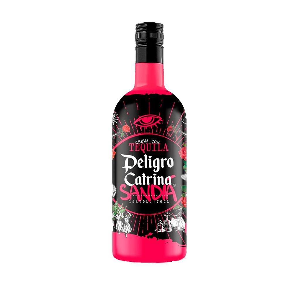 CREMA SANDIA TEQUILA PELIGRO CATRINA 700 ML