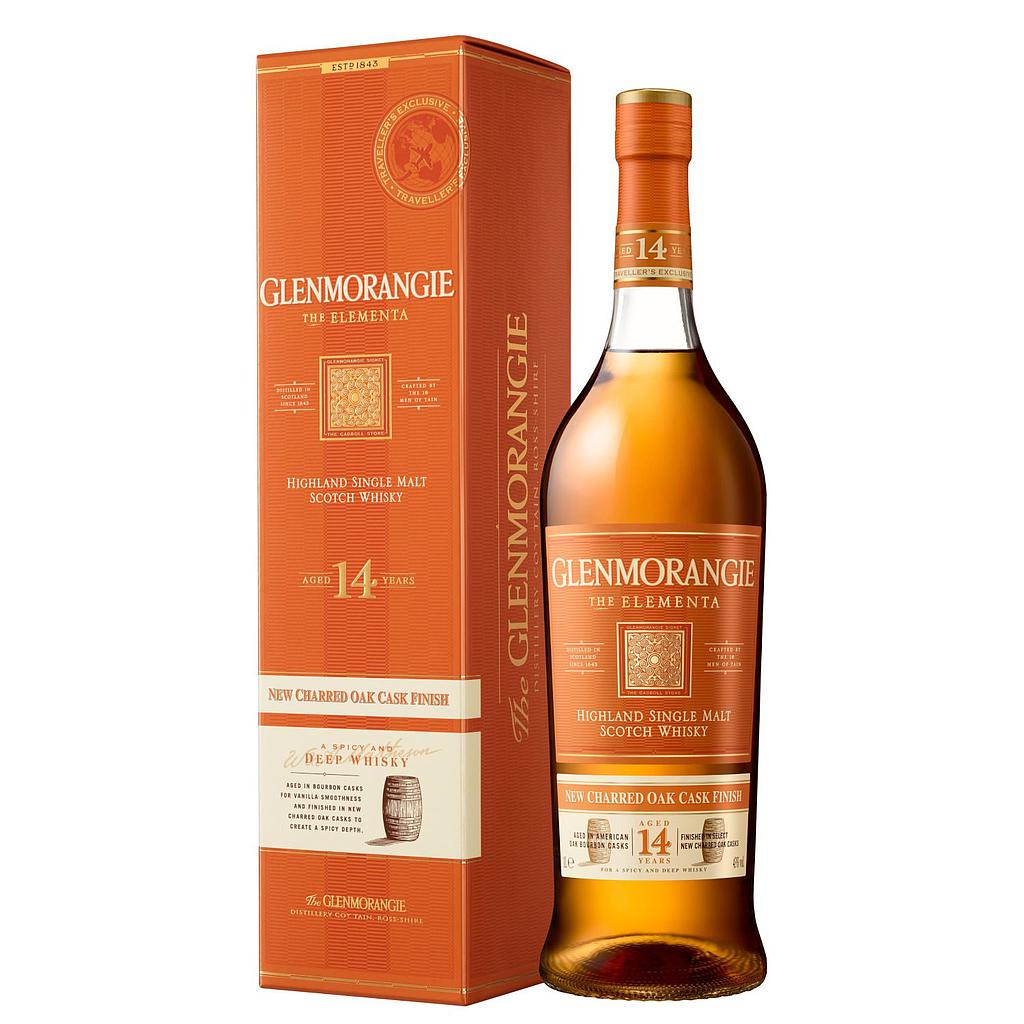 WHISKY GLENMORANGIE THE ELEMENTA 14 AÑOS 1000 ML