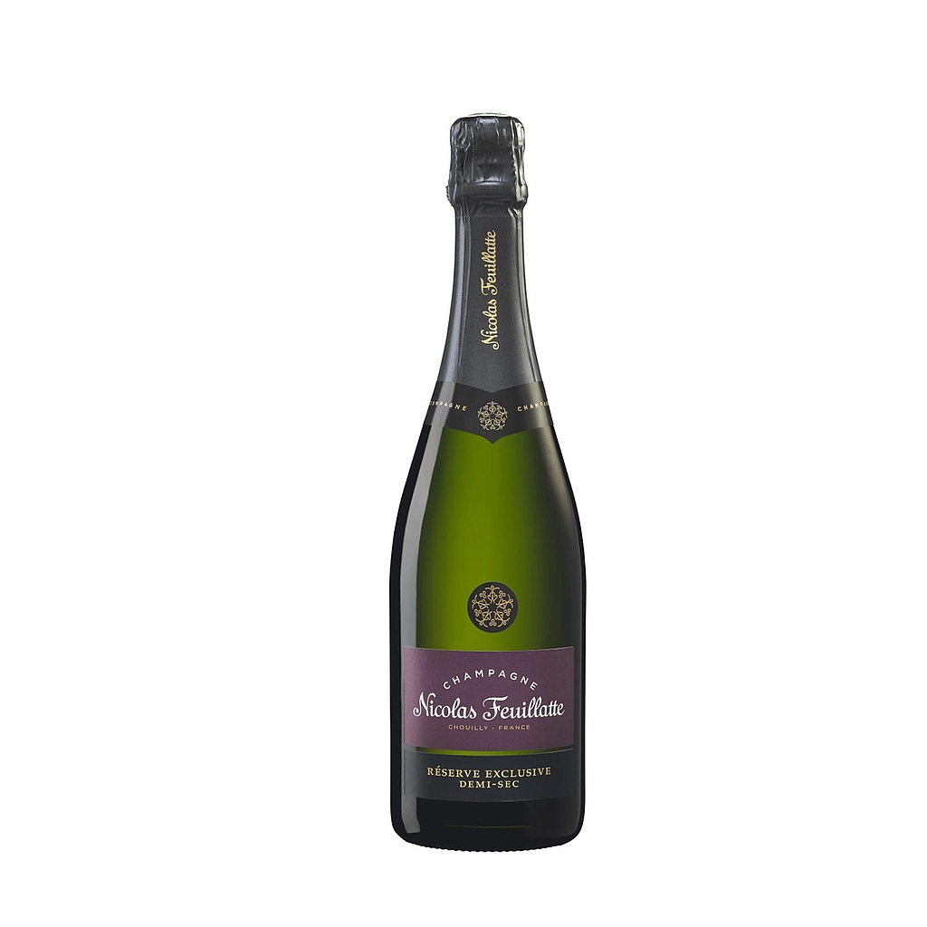 CHAMPAGNE NICOLAS FEUILLATTE RESERVE EXCLUSIVE DEMI SEC 750 ML
