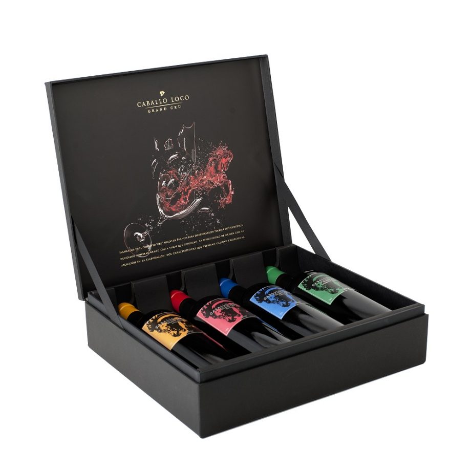 PACK VINOS CABALLO LOCO 750 ML X 4.  AP21, MP20, LM20, SF21.