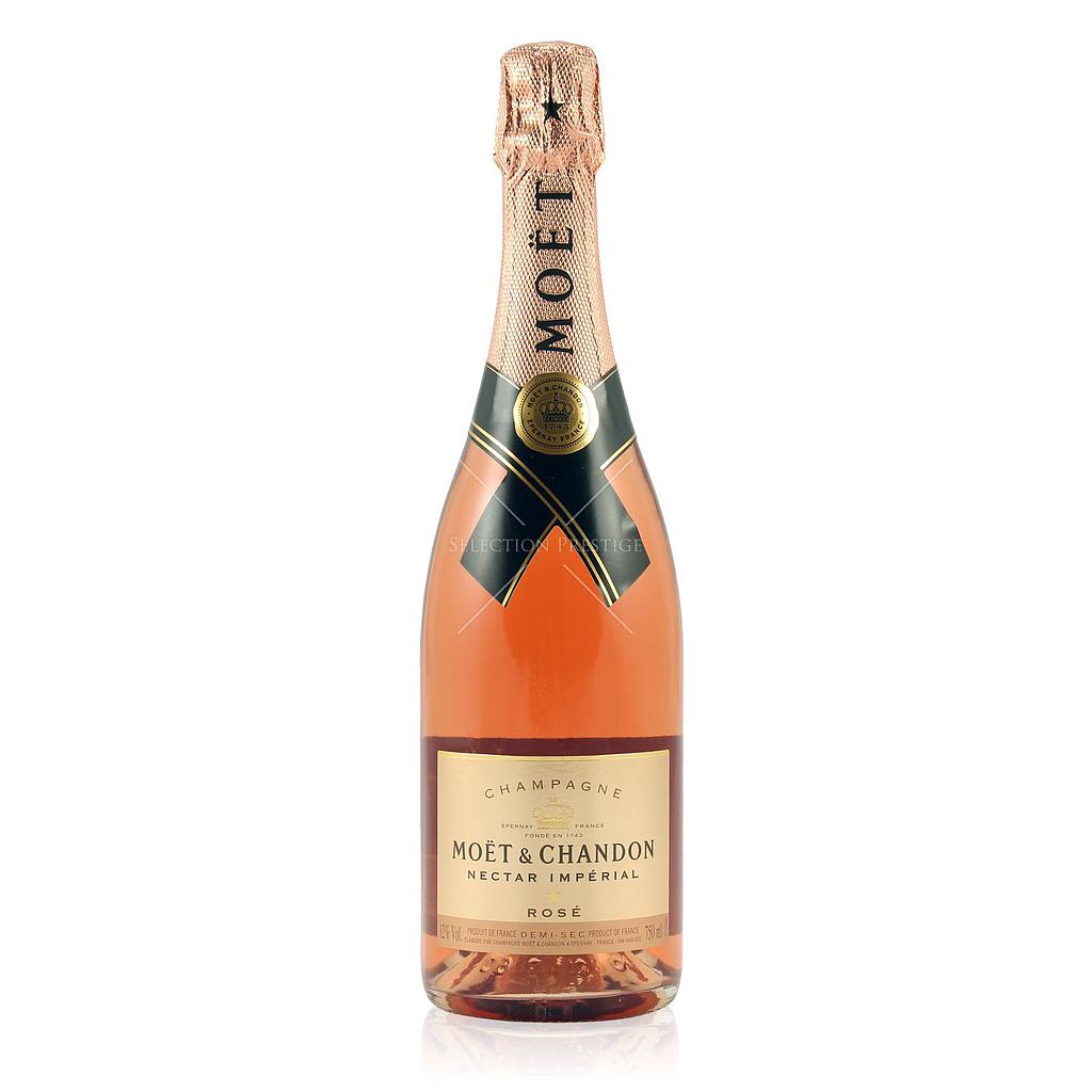 CHAMPAGNE MOET CHANDON NECTAR IMPERIAL ROSE 750 ML