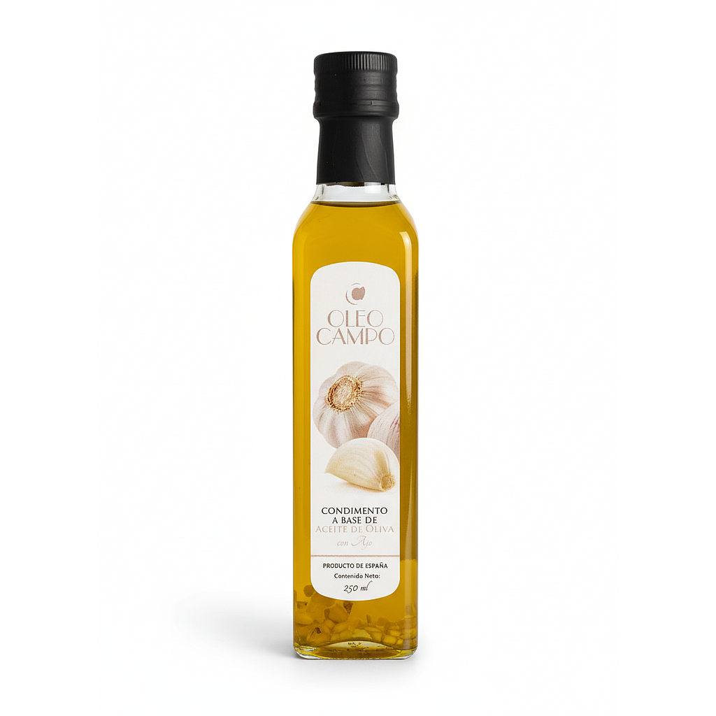 ACEITE DE OLIVA EXTRA VIRGEN OLEOCAMPO AJO MARASCA 250 ML