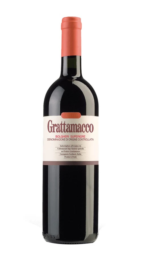 VINO GRATTAMACCO ROSSO BOLGHERI DOC 2021 750 ML