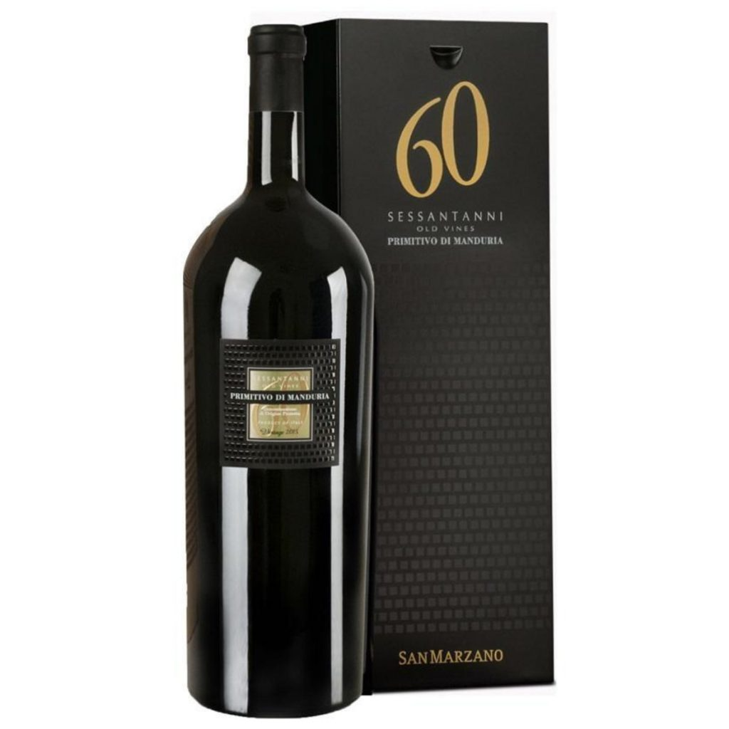 VINO SAN MARZANO SESSANTANNI PRIMITIVO MANDURIA 2020 3000 ML