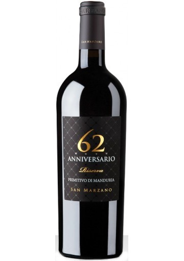 VINO SAN MARZANO ANNIVERSARIO 62 PRIMITIVO MANDURIA 2020 750 ML
